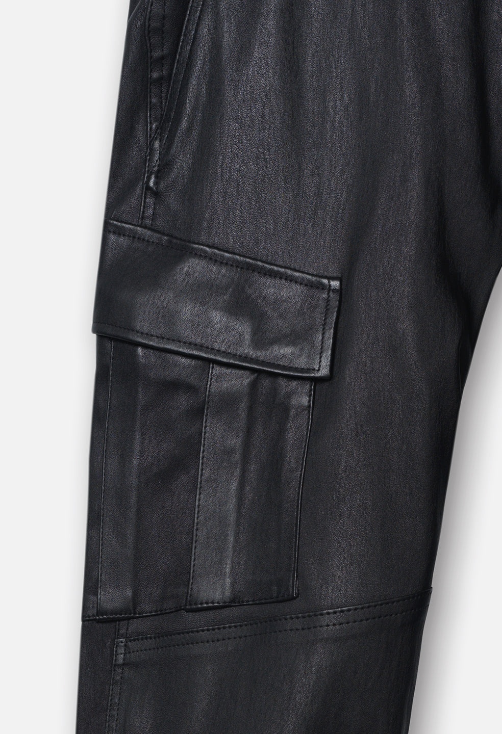 LEATHER SLIM TACTICAL CARGO - 3