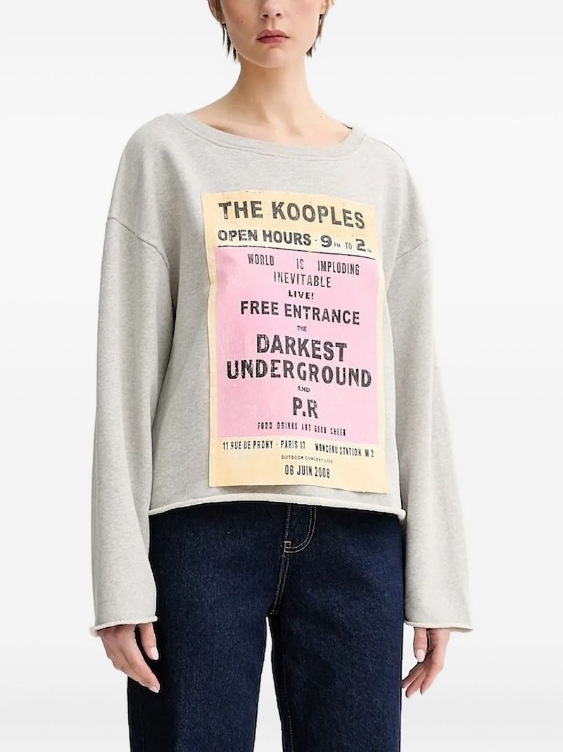 graphic-print sweatshirt 1