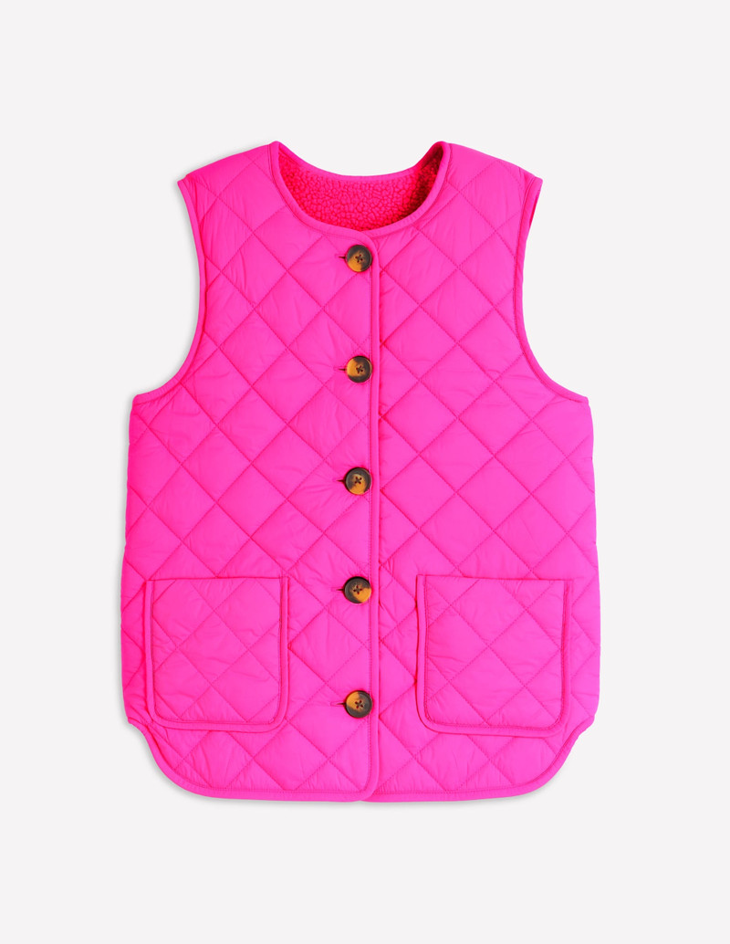 Clerkenwell Reversible Gilet-Pink Ribbon 7