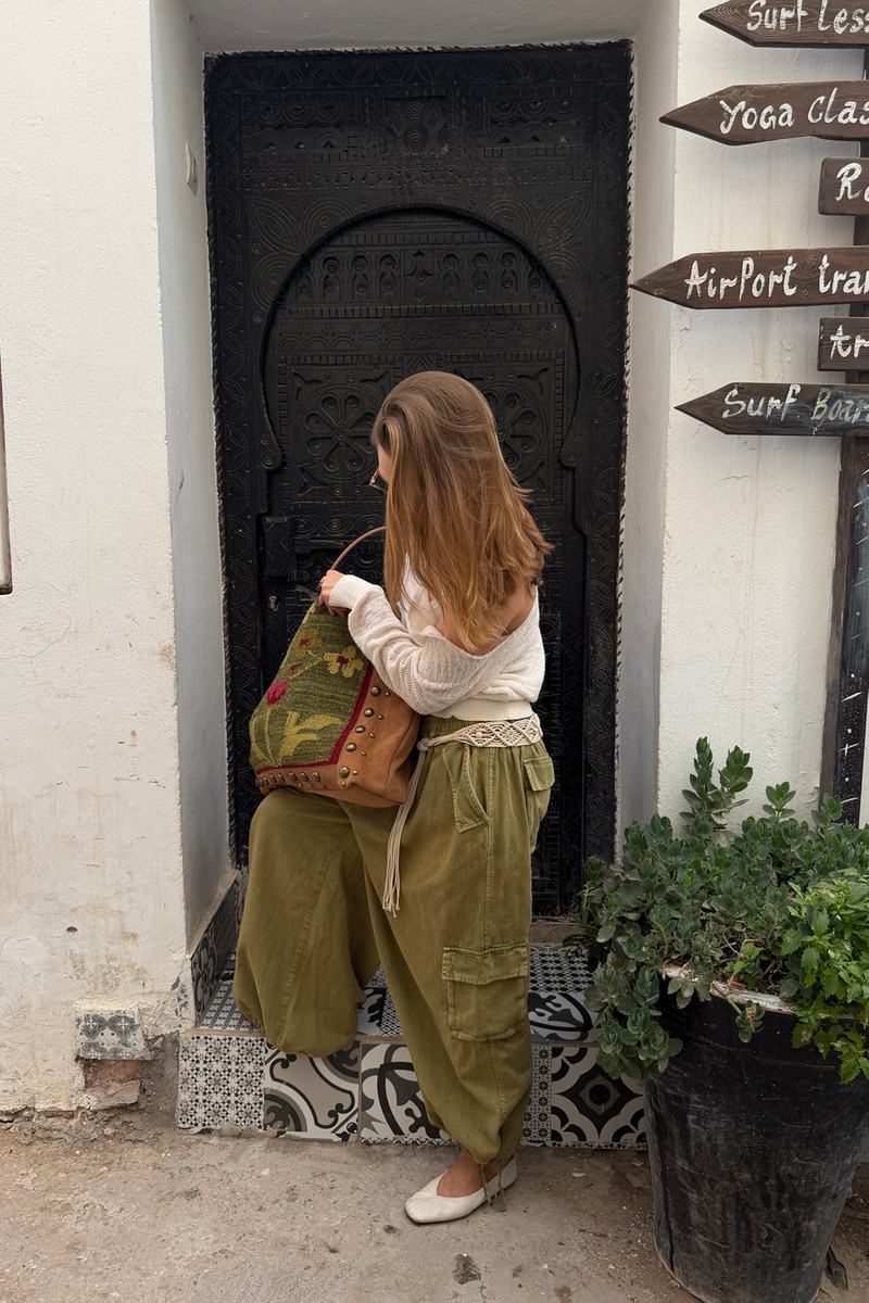 Bobbi Pull-On Cargo Trousers 6