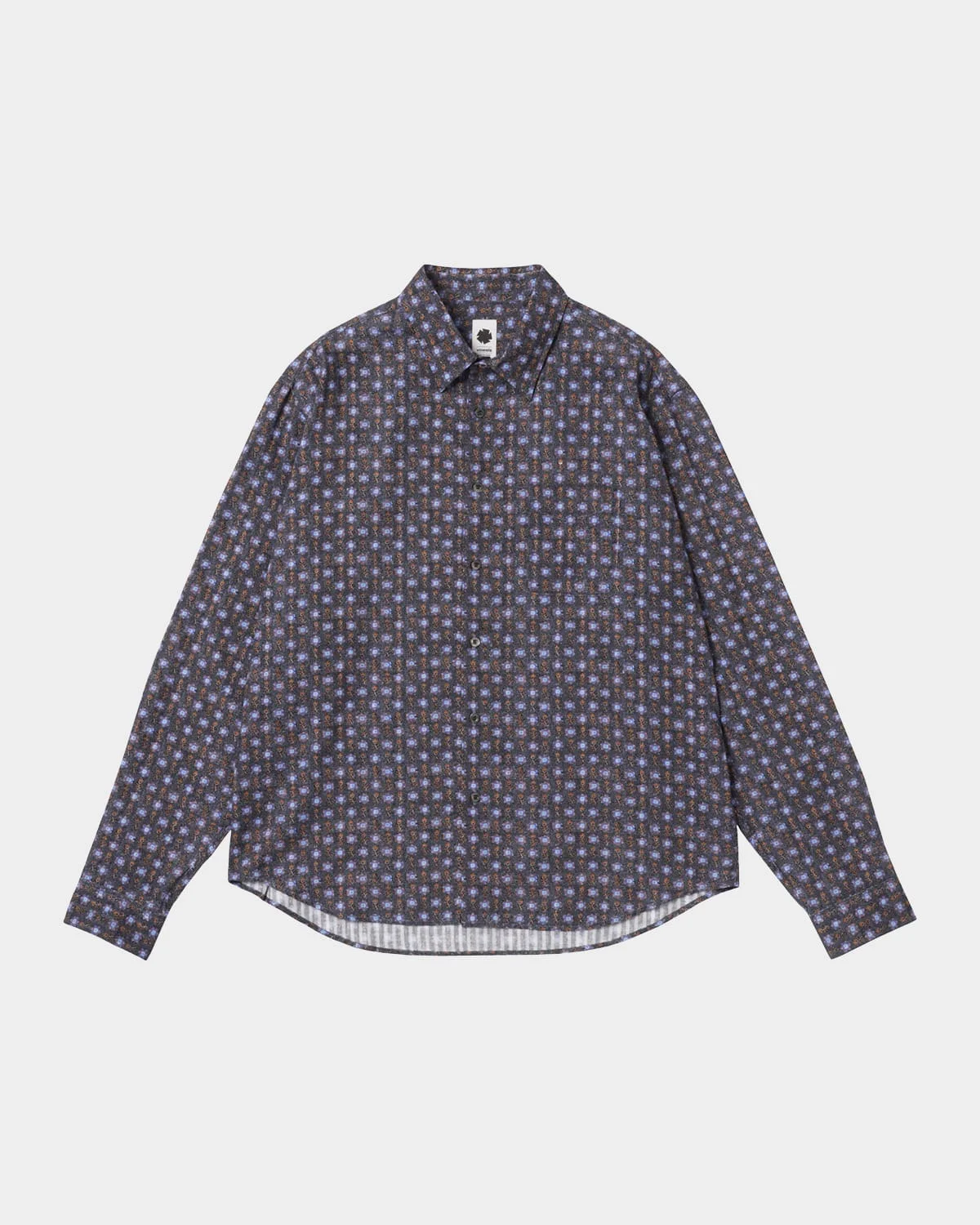 Men's Floral Dobby Shirt - 1
