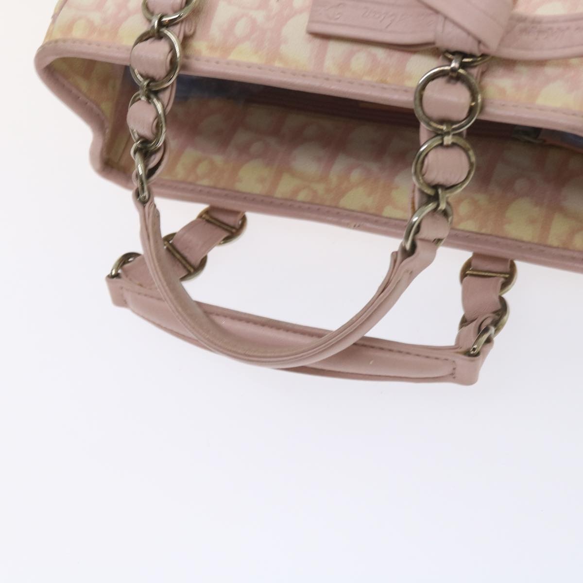 DIOR Trotter Romantic Hand Bag Leather Pink 09 Bo 09 Bo - 8