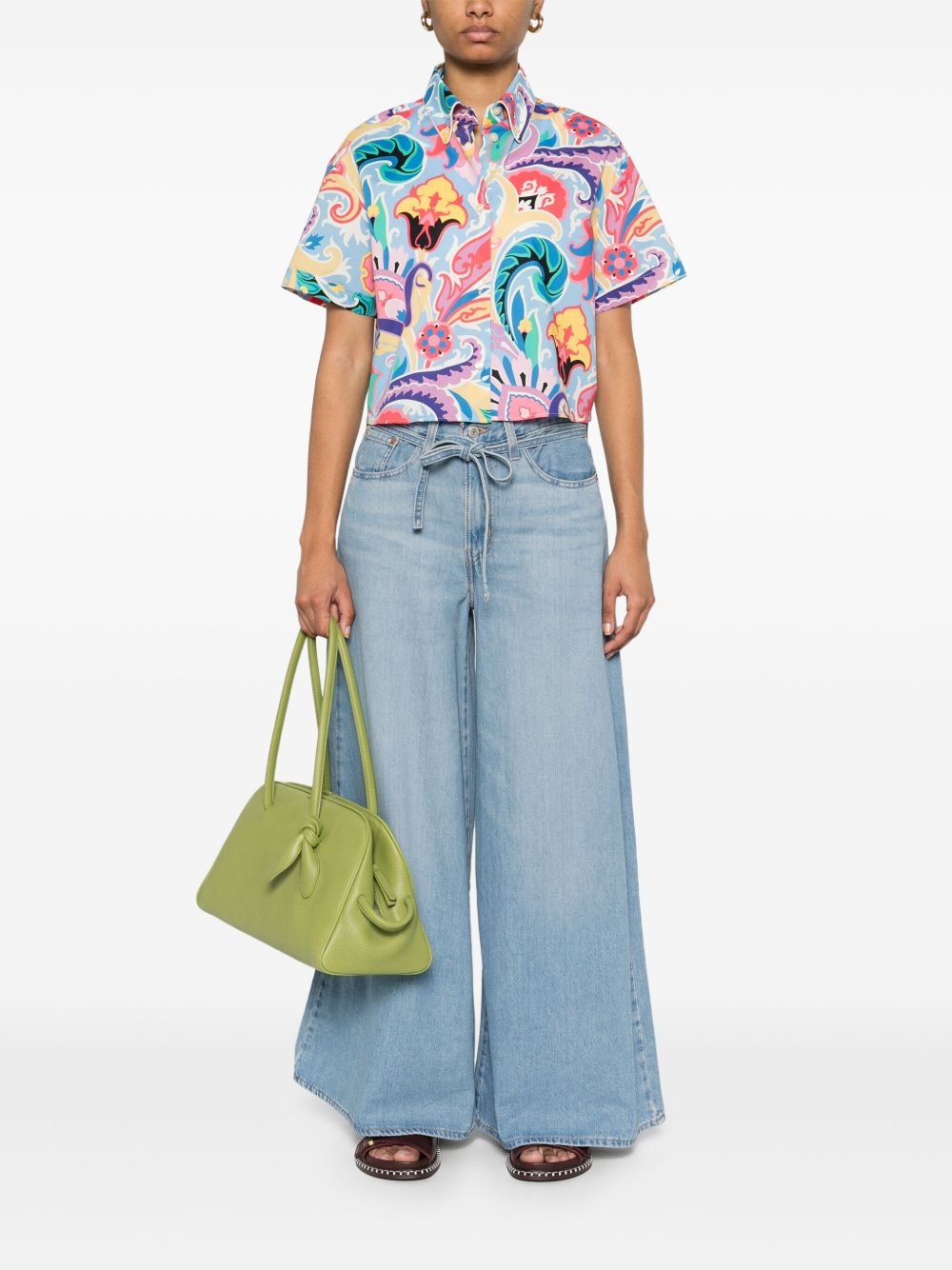 paisley-print shirt - 2
