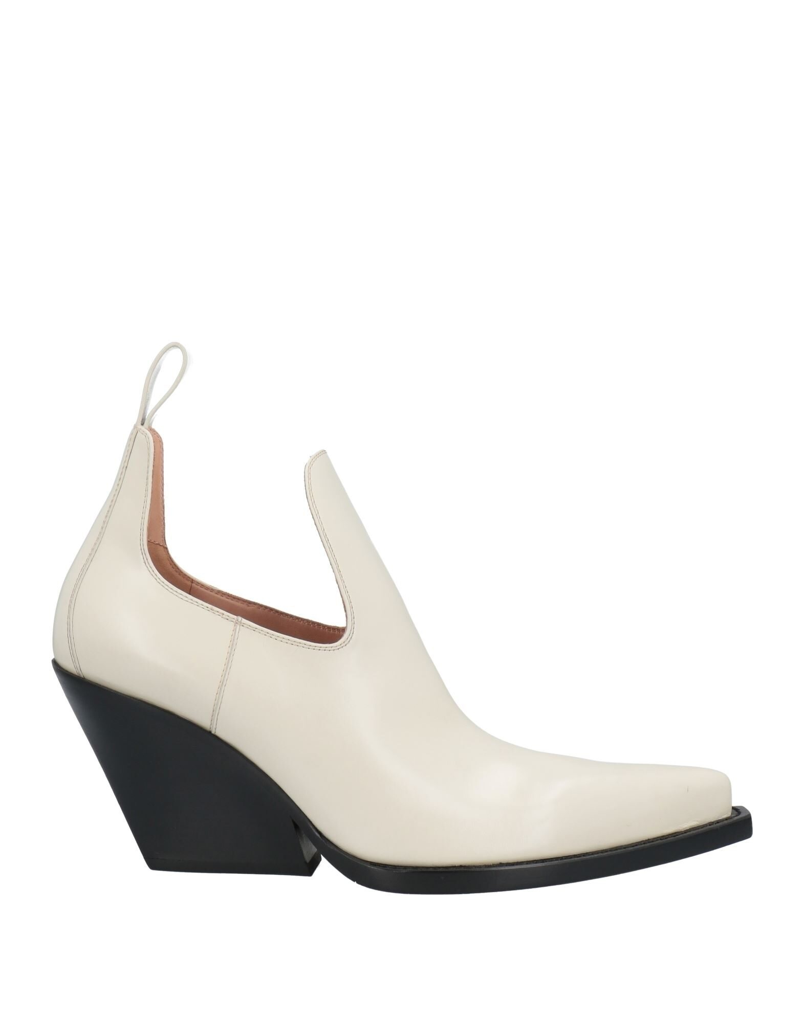 White Women's Ankle Boot - 1