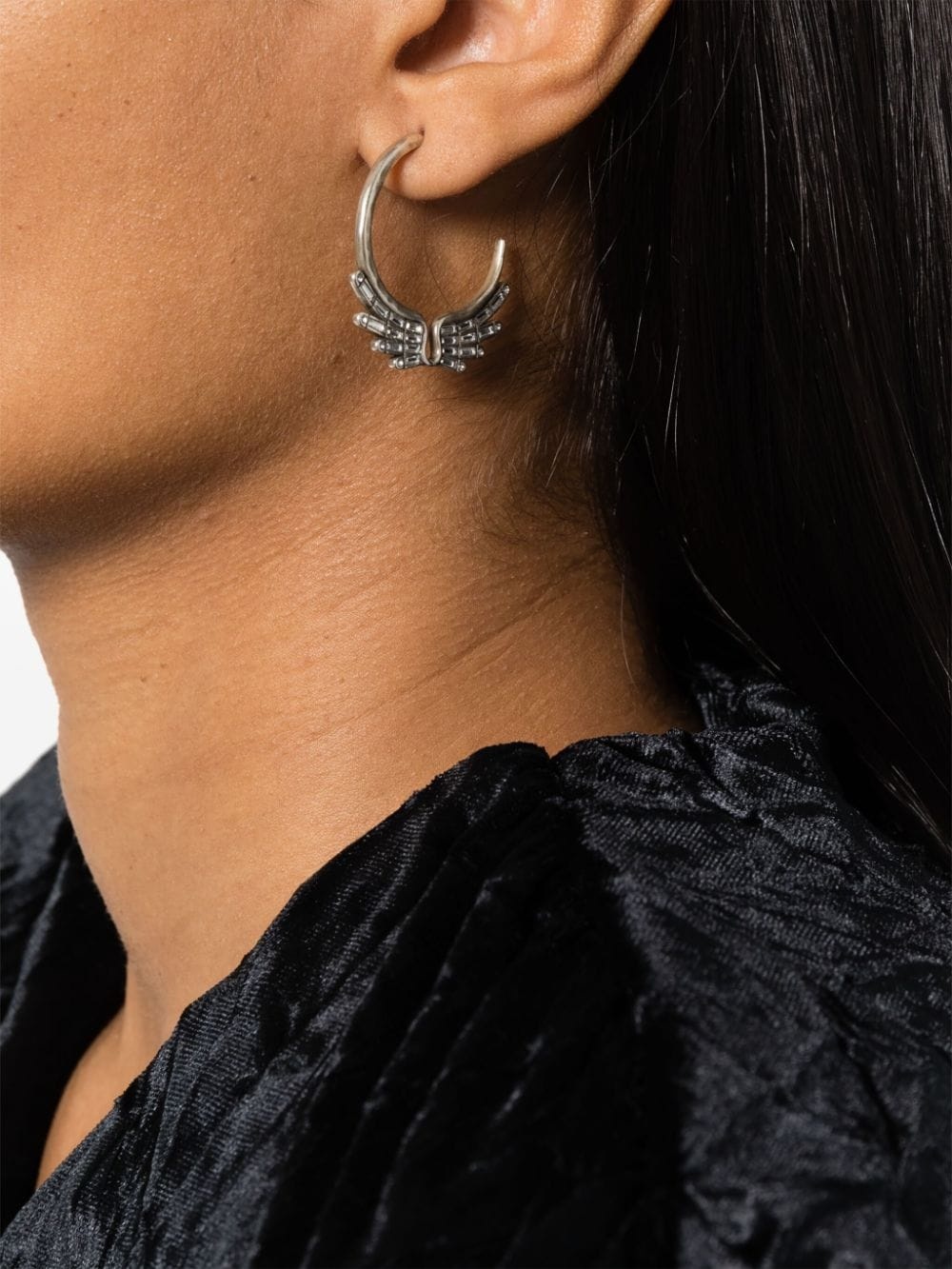 Rock Over half-hoop earrings - 2