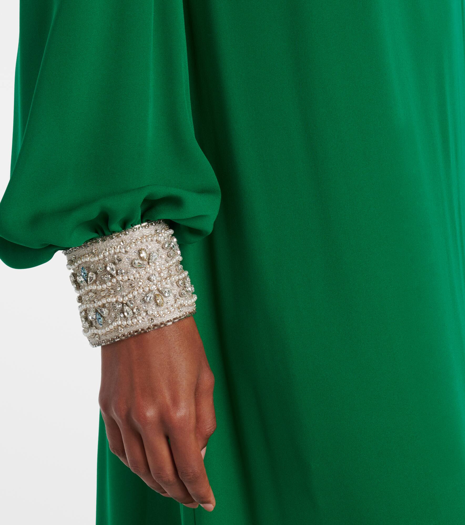 Embellished silk georgette gown - 5