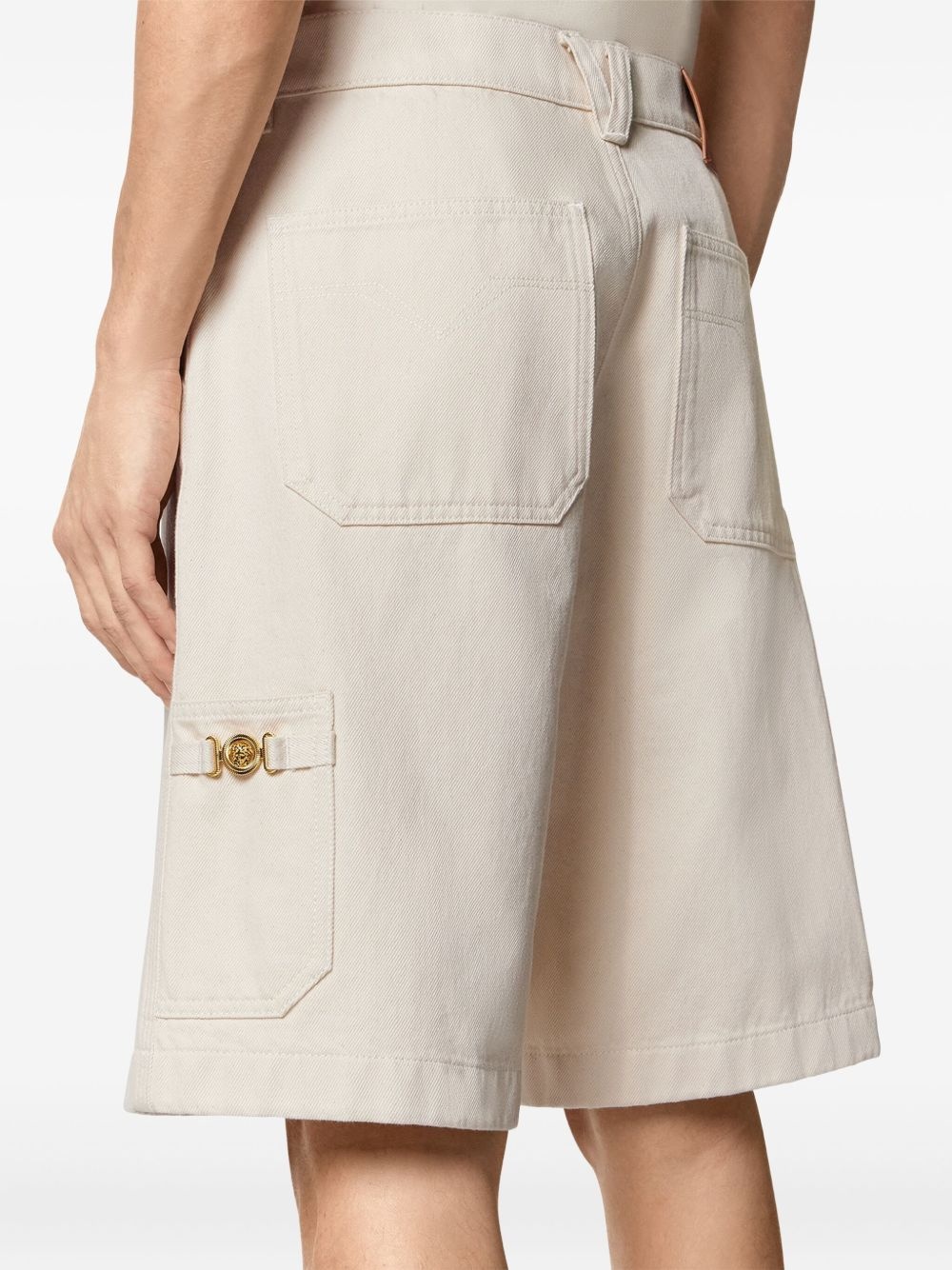 Medusa Biggie denim cargo shorts - 5