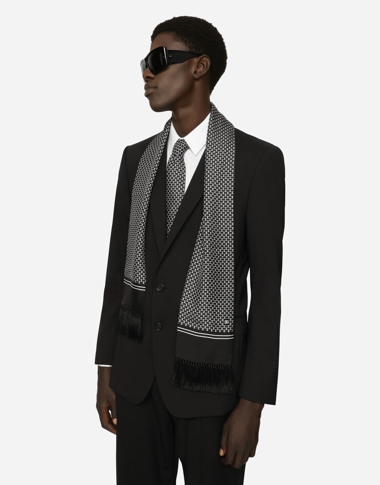 Printed silk scarf - 2