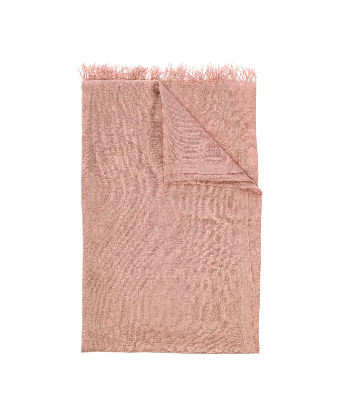 Dianetta Cashmere And Silk Antique Pink Scarf Faliero Sarti Man - 1