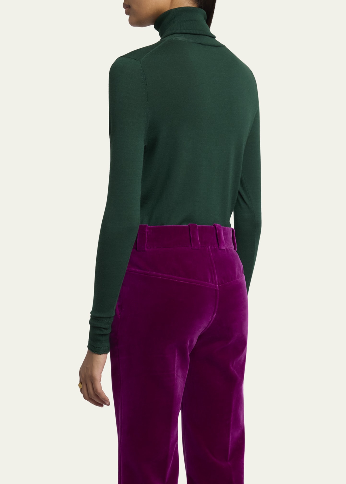Turtleneck Wool Sweater - 3