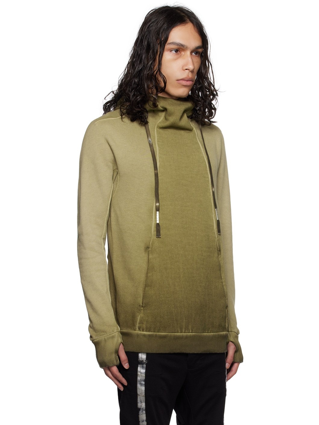 【関税込み】Boris Bidjan Saberi カーキ Hoody2 フーディ Boris Bidjan Saberi Khaki Hoody2 Hoodie | REVERSIBLE