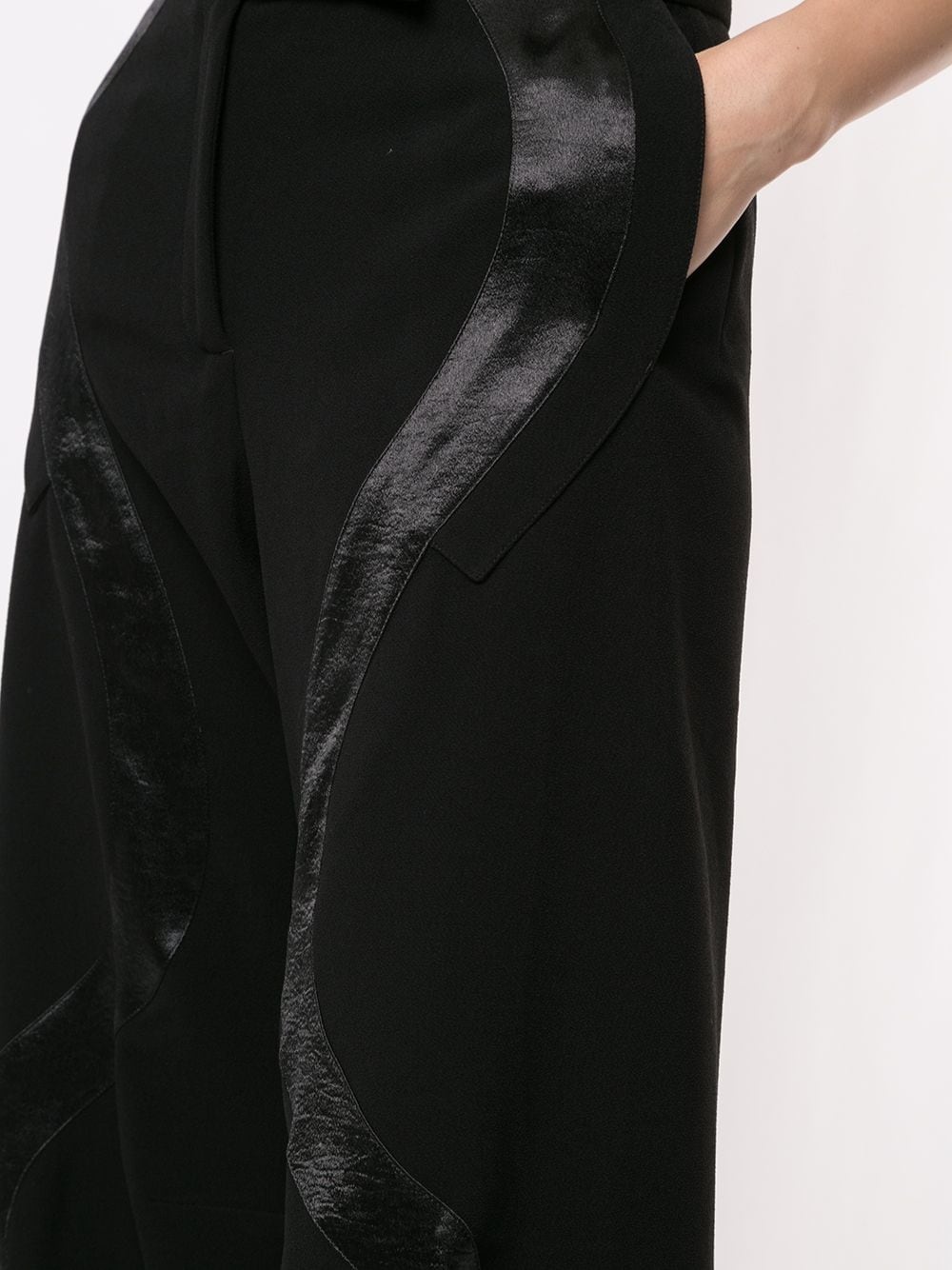 polished panel trousers - 5