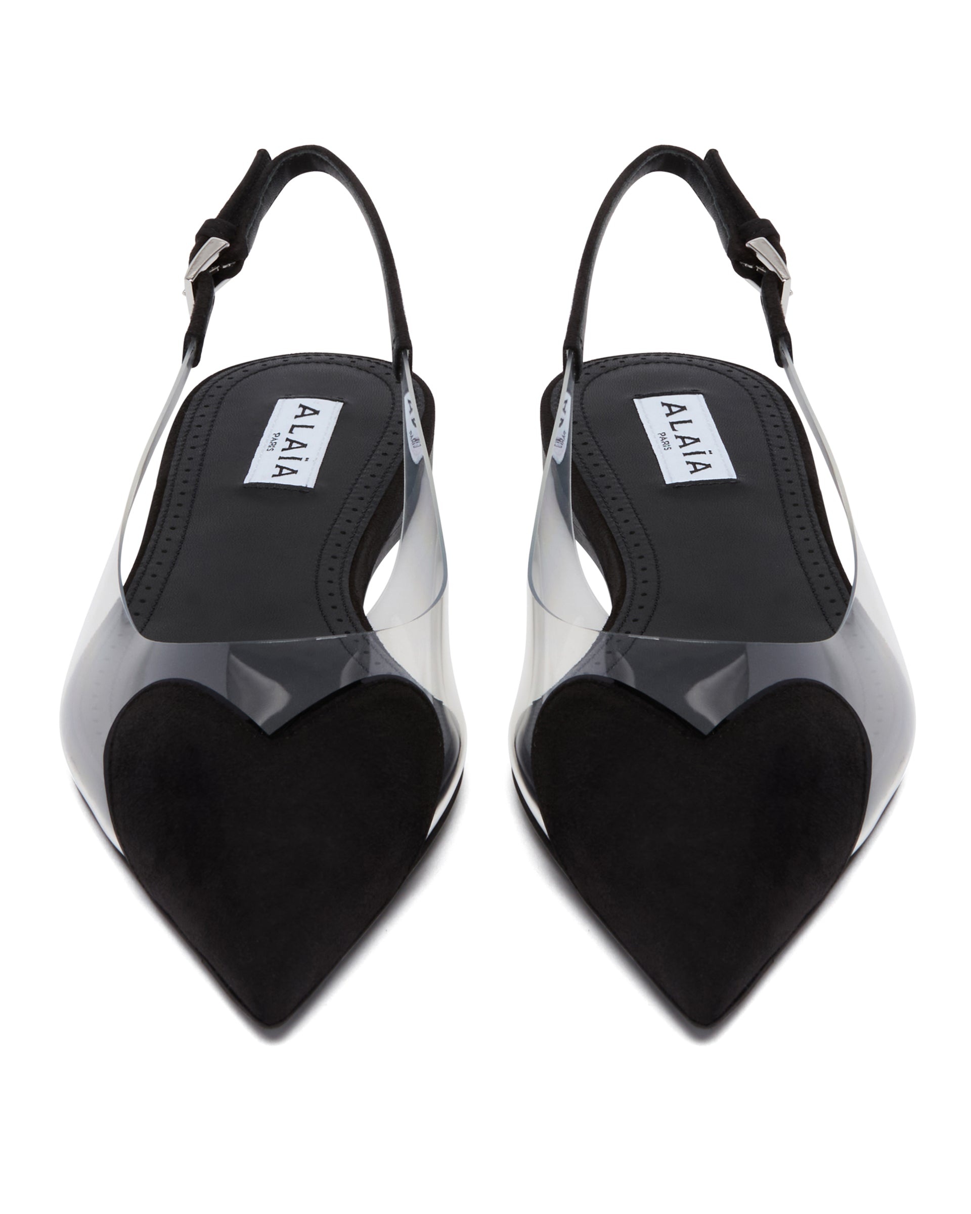 Black Le Coeur Slingback Flats - 4