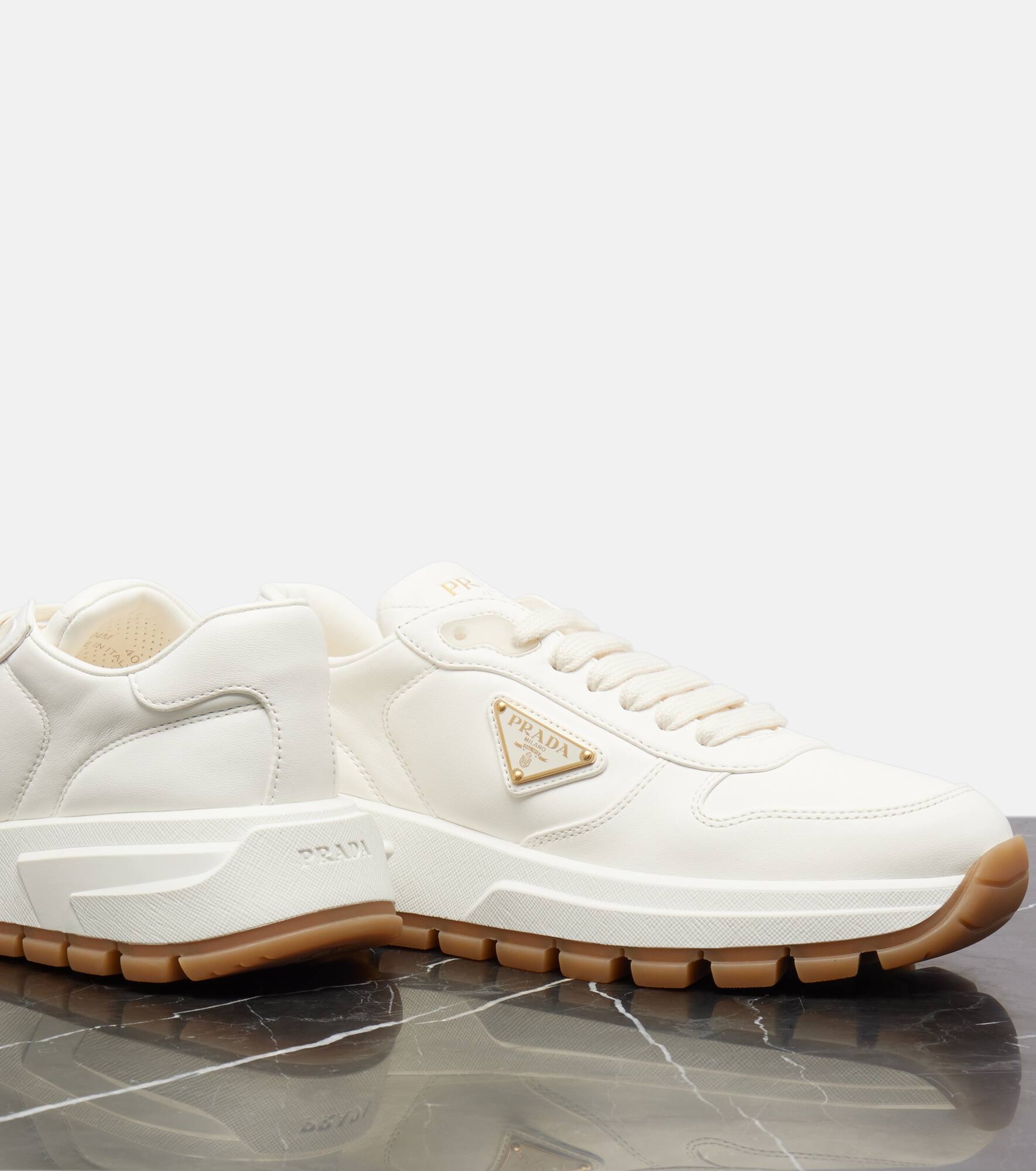 Leather sneakers - 5