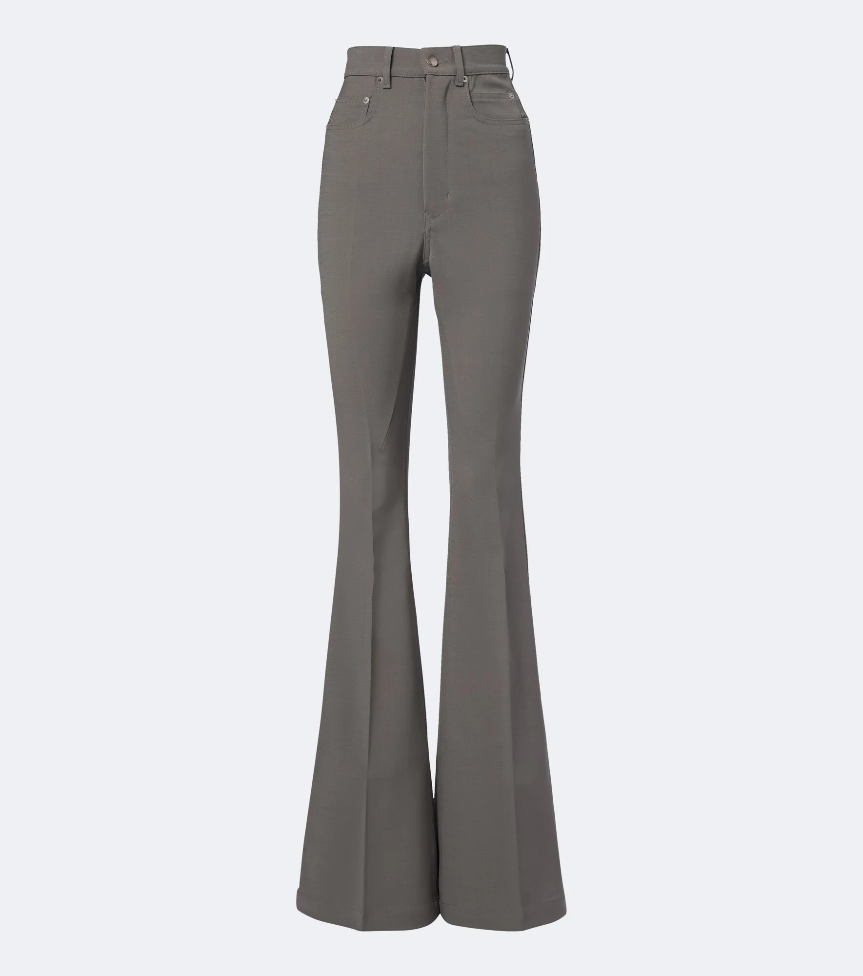 Bolan high-rise wool-blend flared pants - 1