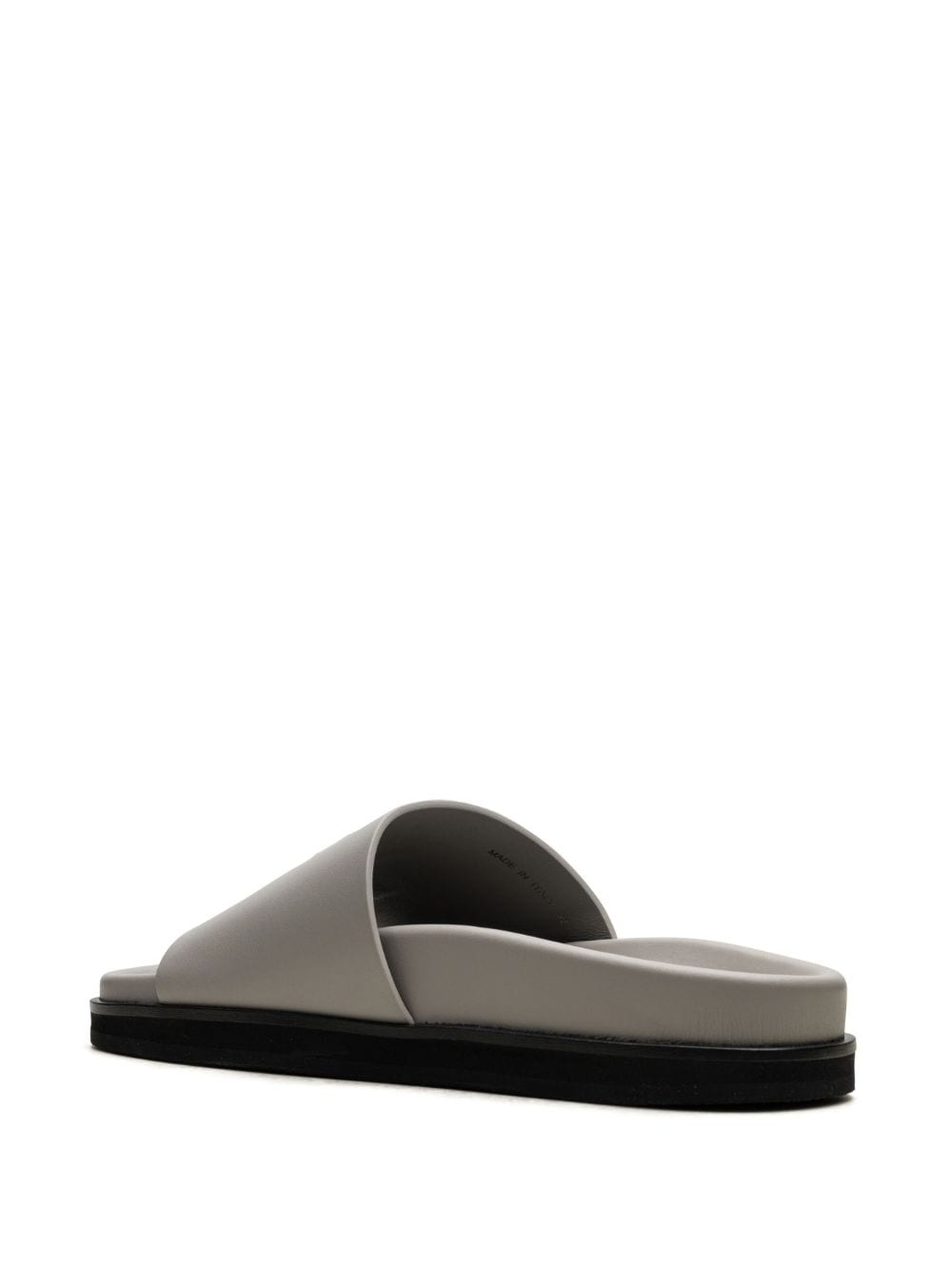 Arrows-embroidery leather slides - 3
