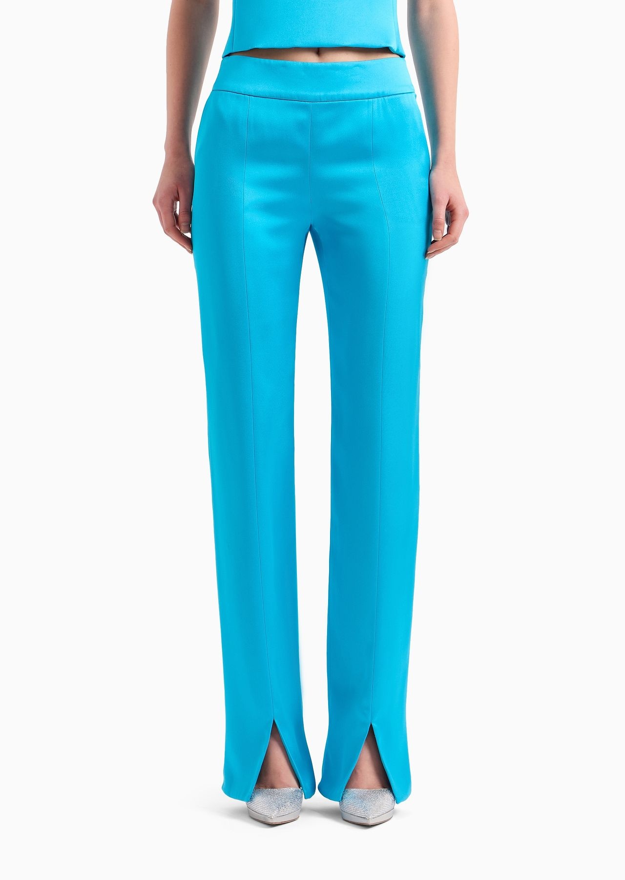 Double silk-satin trousers - 2