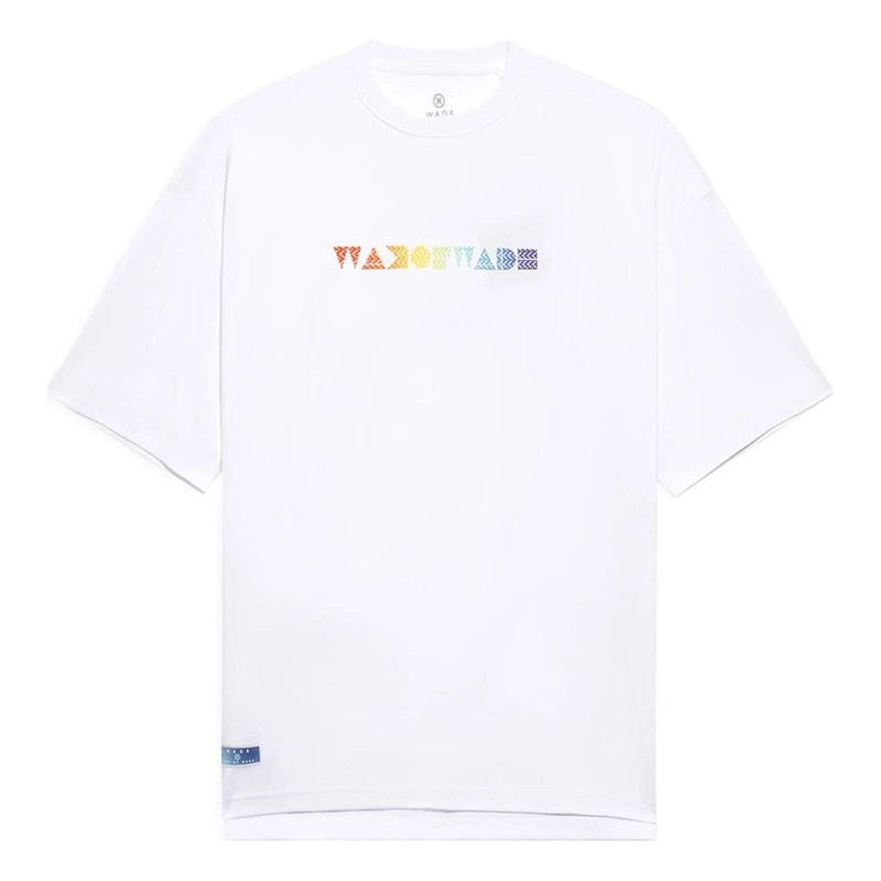 Wade 그래픽 T 셔츠의 Li-Ning 방법 'White' AHSS429-2 - 1