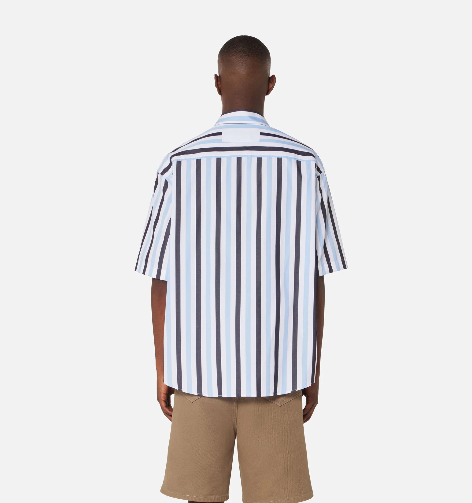 Striped Short-Sleeved Shirt - 6