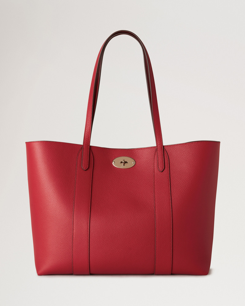 Bayswater Tote Scarlet Red Small Classic Grain 1