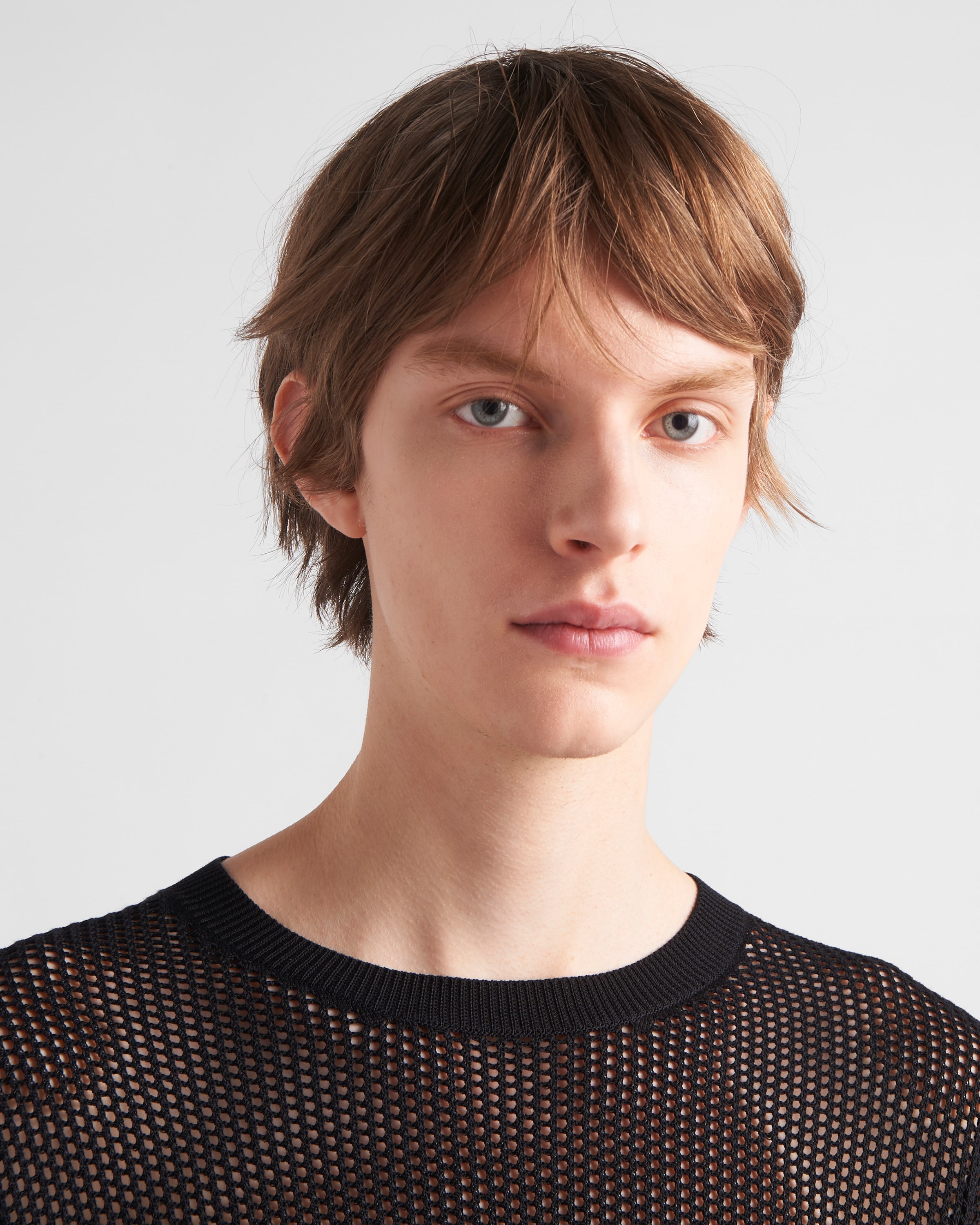 Silk and cotton crew-neck sweater - 3