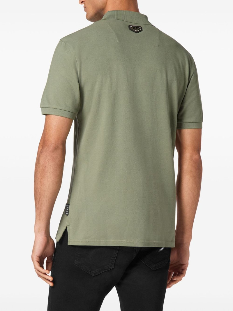 Skull & Bones embroidered cotton polo shirt 4