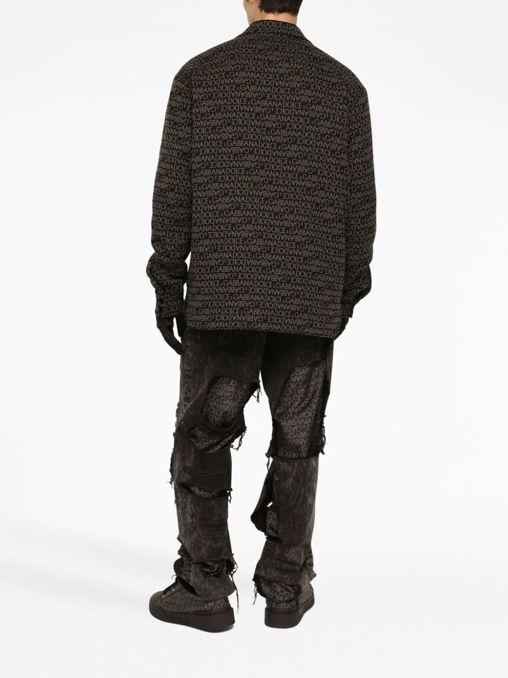 crew-neck cotton sweatshirt - 4