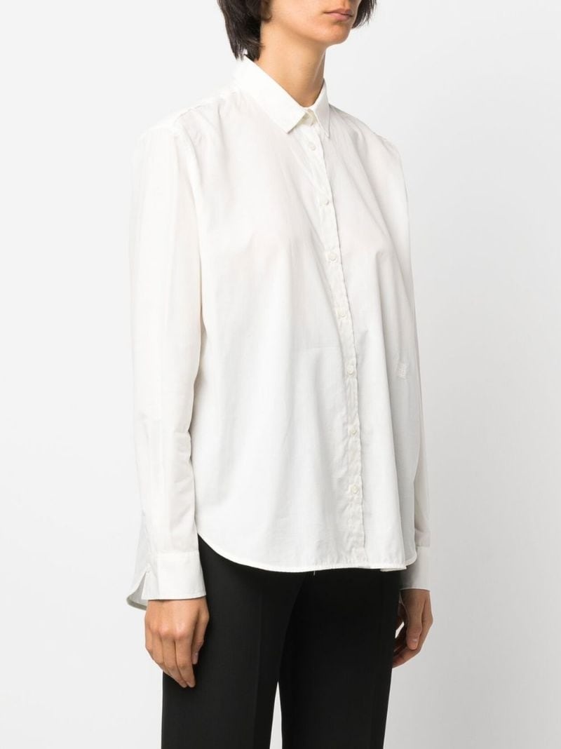 long-sleeve corduroy T-shirt - 5