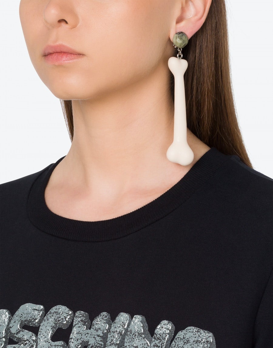 MOSCHINO X THE FLINTSTONES™ BONES EARRINGS - 4