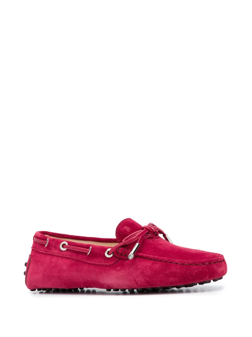 eyelet detail lace-up loafers - 2