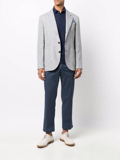 Brunello Cucinelli light striped blazer outlook