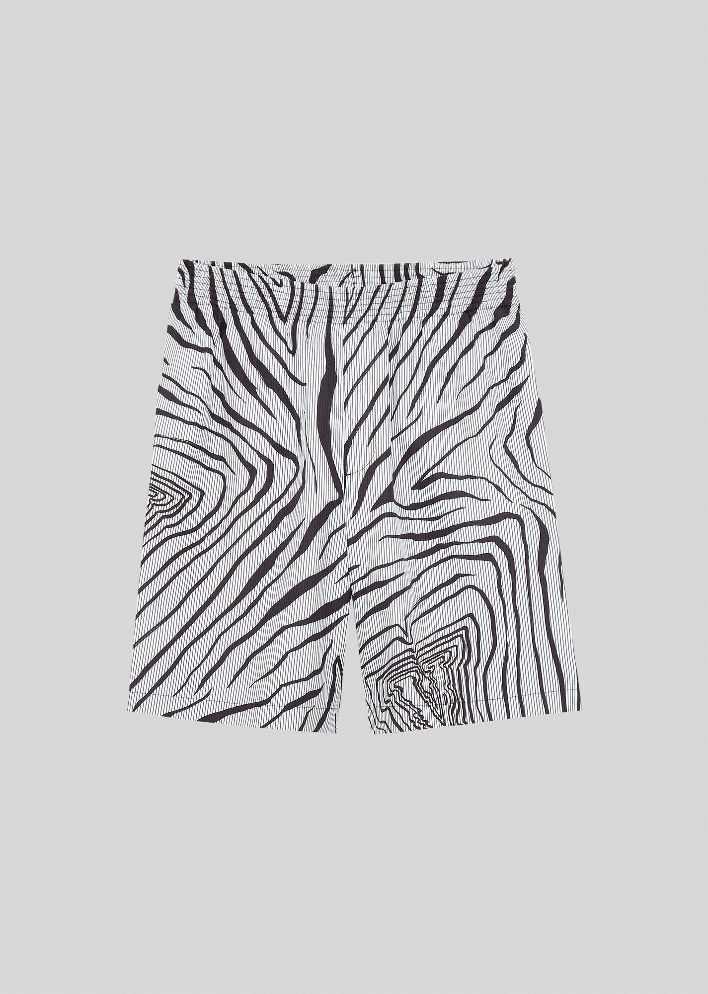 Virtus Animalier Cotton Poplin Shorts - 1