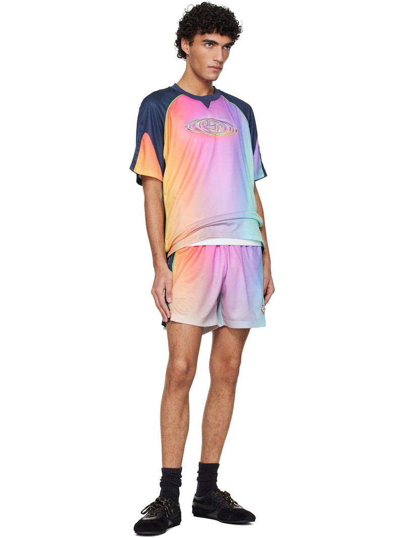 CASABLANCA Multicolor Football Shorts outlook