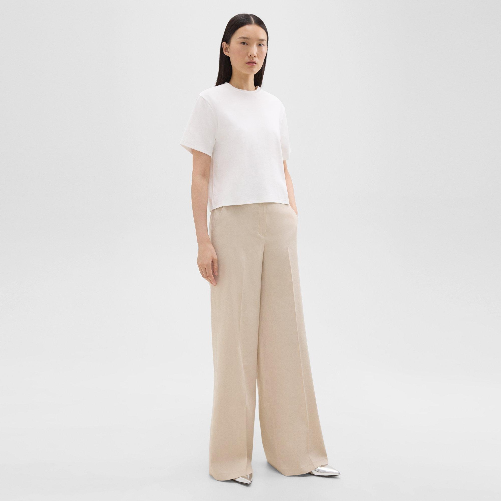 High-Waist Wide-Leg Pant in Good Linen - 3