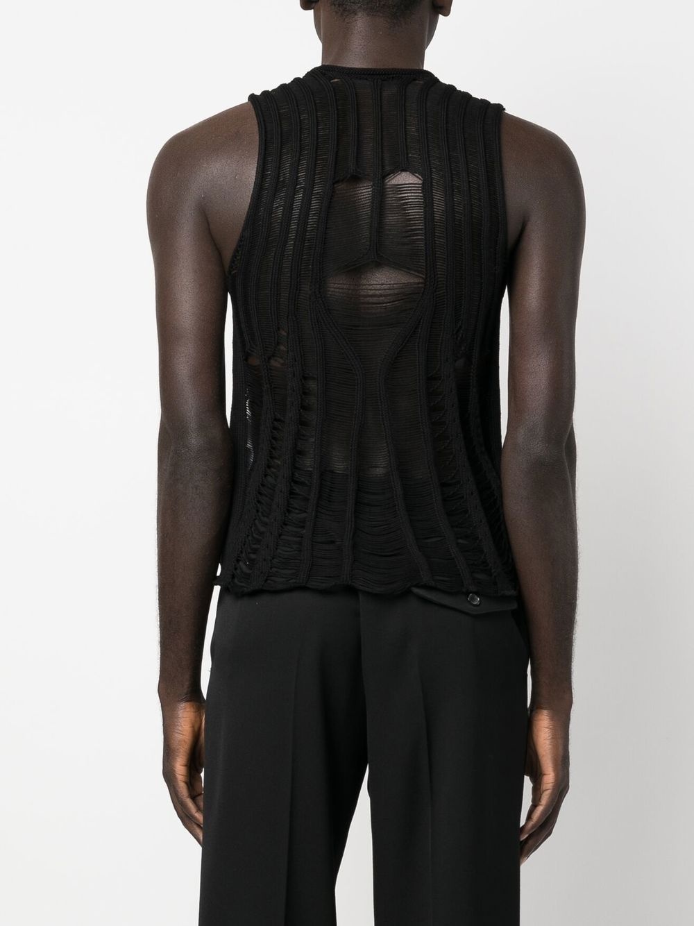 knitted ripped top - 5