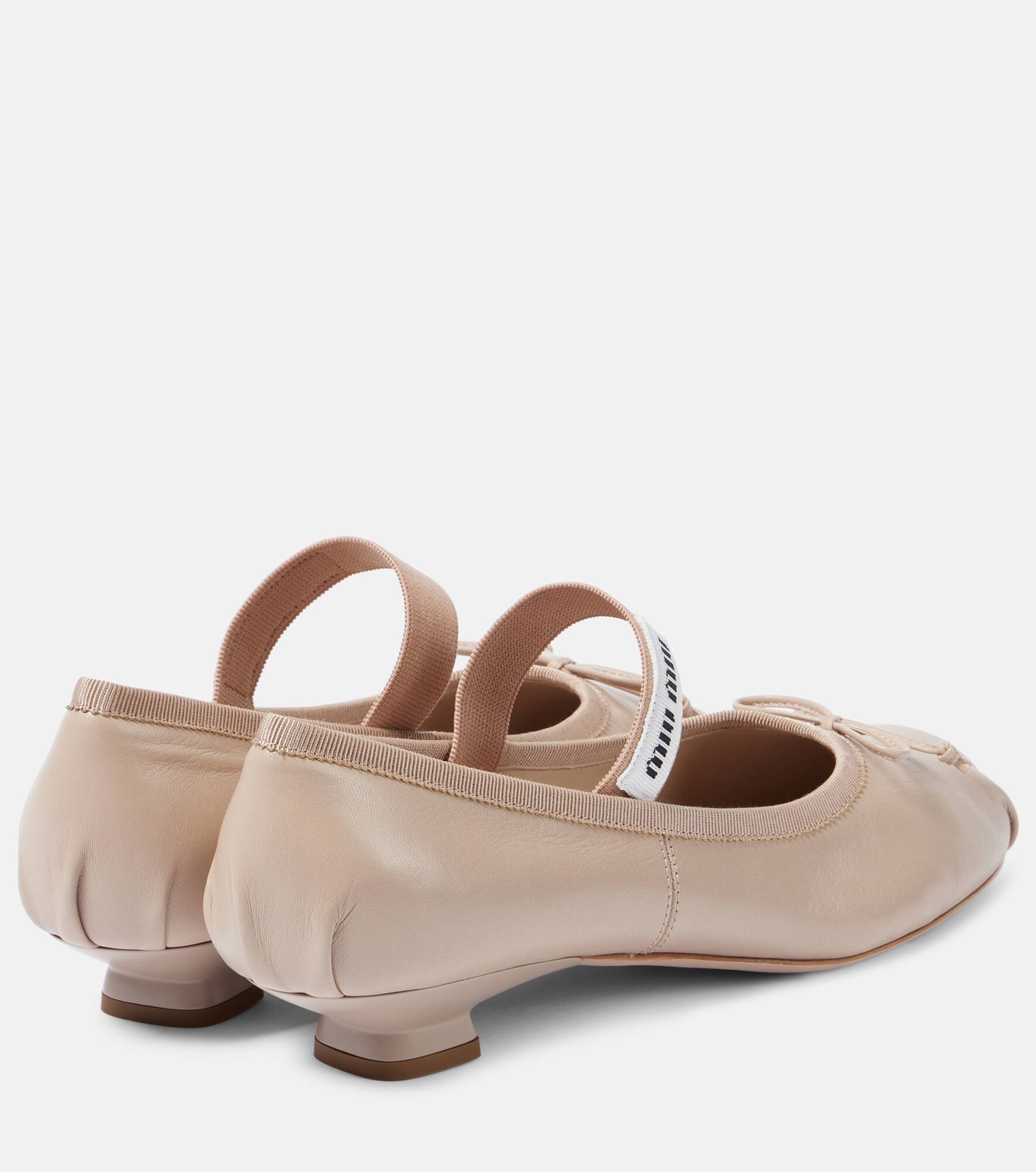 Mj leather ballet flats - 2
