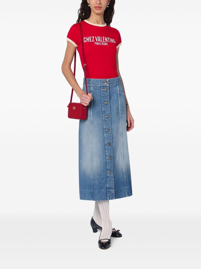 Valentino cotton midi skirt outlook