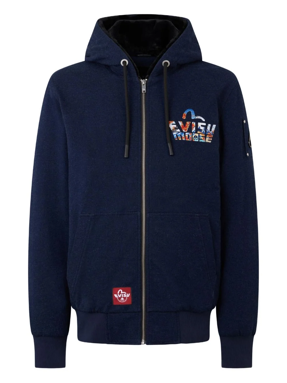 x Evisu zip-up hoodie - 1