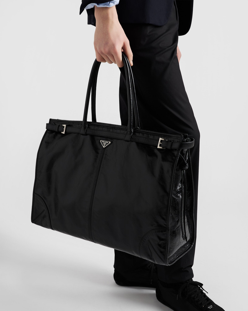 Leather tote bag 9