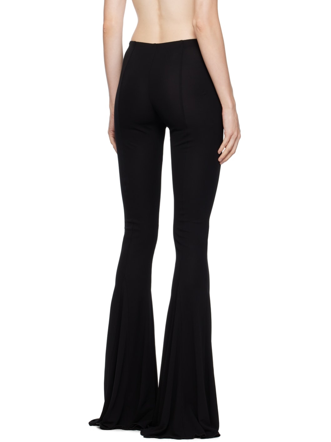 Black Flared Trousers - 3