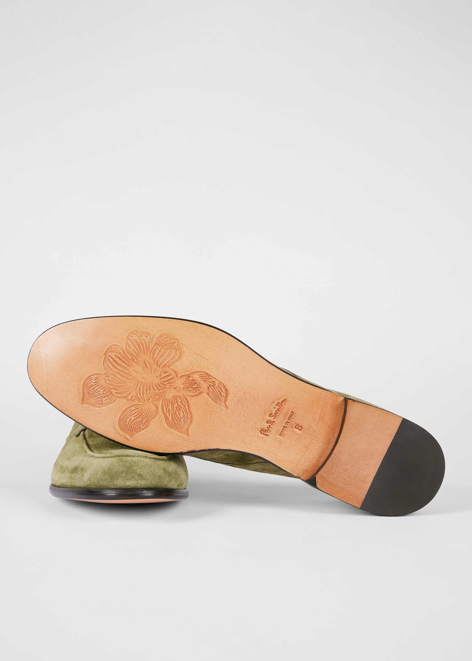 Khaki Suede 'Carlo' Shoes - 4