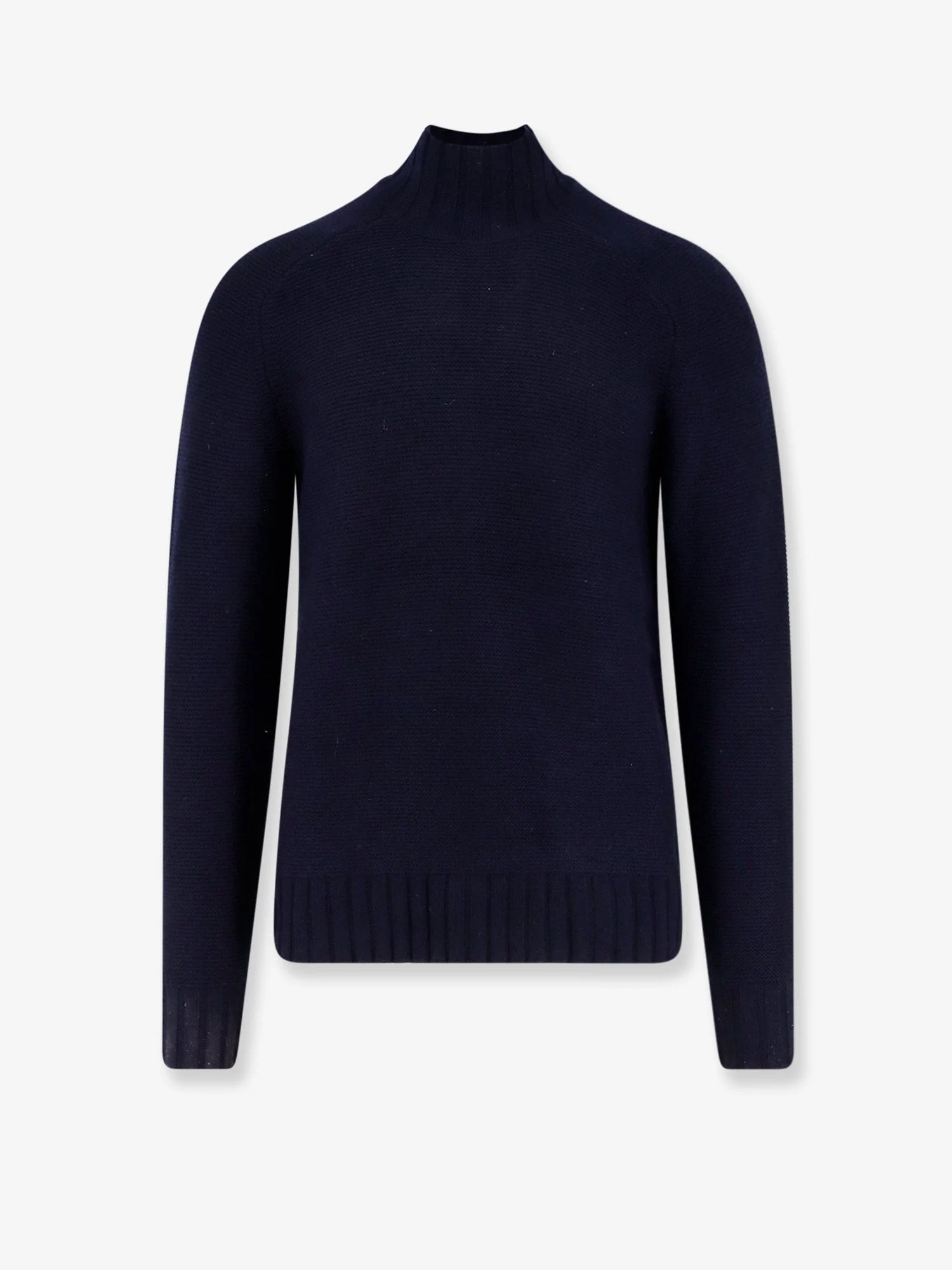 Alpha-Studio Links Wool And Cashmere Mock Turtleneck - 1