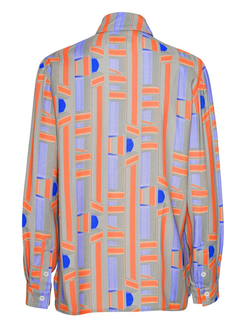 HENRIK VIBSKOV geometric-pattern shirt outlook