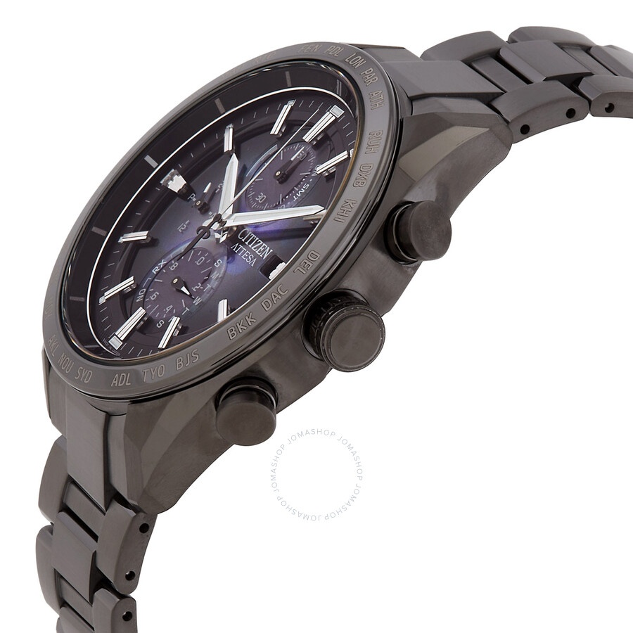 Citizen - Citizen Attesa Perpetual Alarm World Time Chronograph Men's Watch AT8286-65E - 2