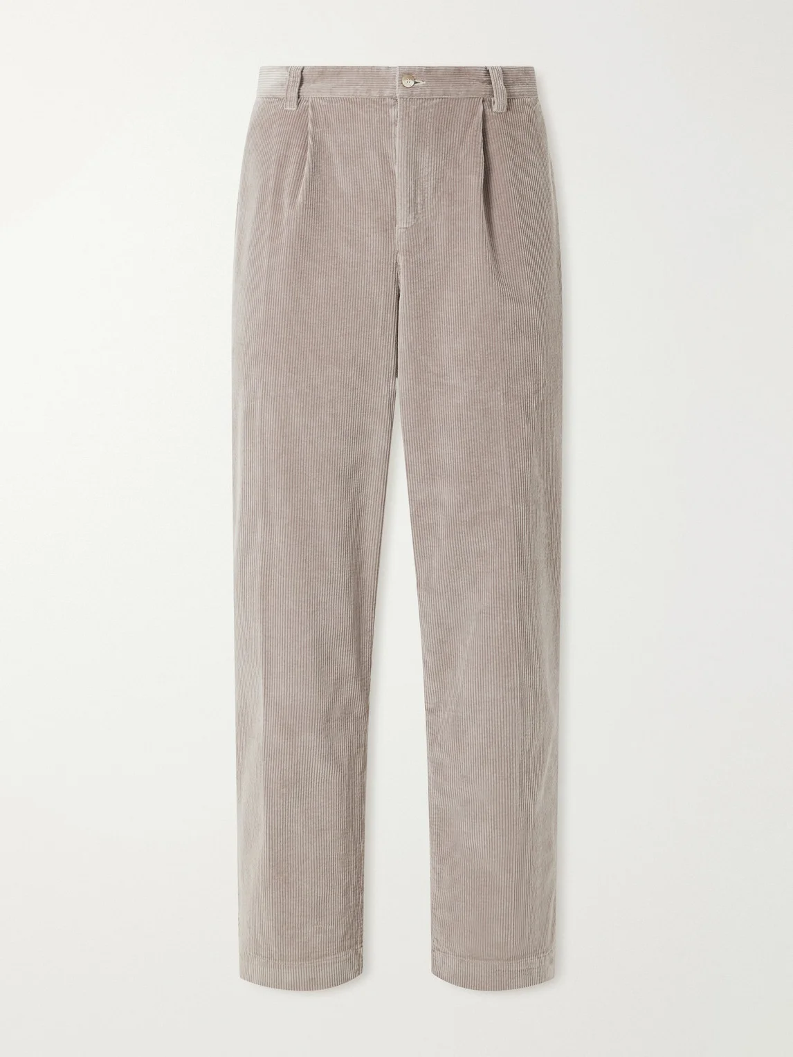 Aldo Straight-Leg Cotton-Blend Corduroy Trousers - 1