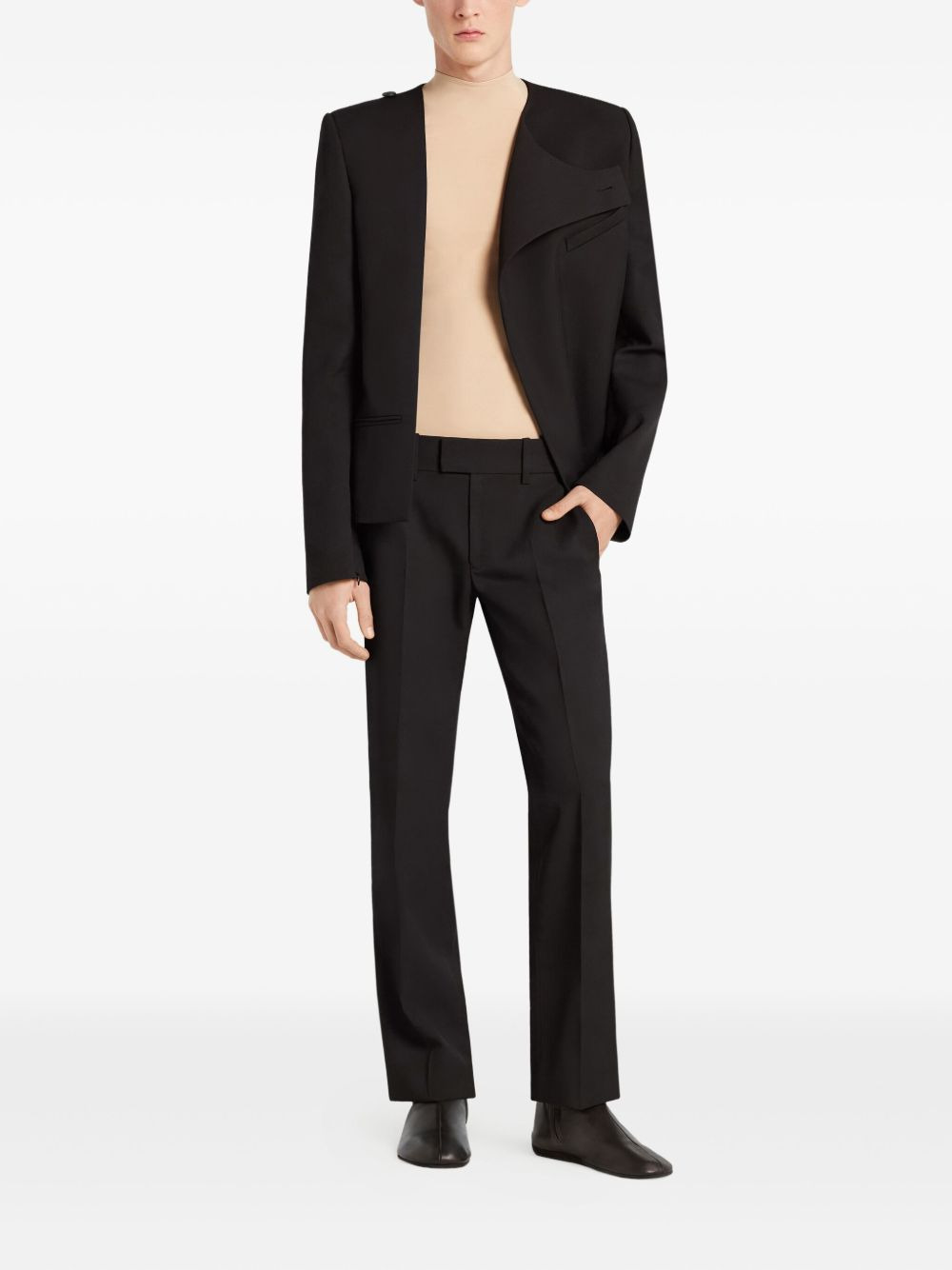 asymmetric blazer - 2