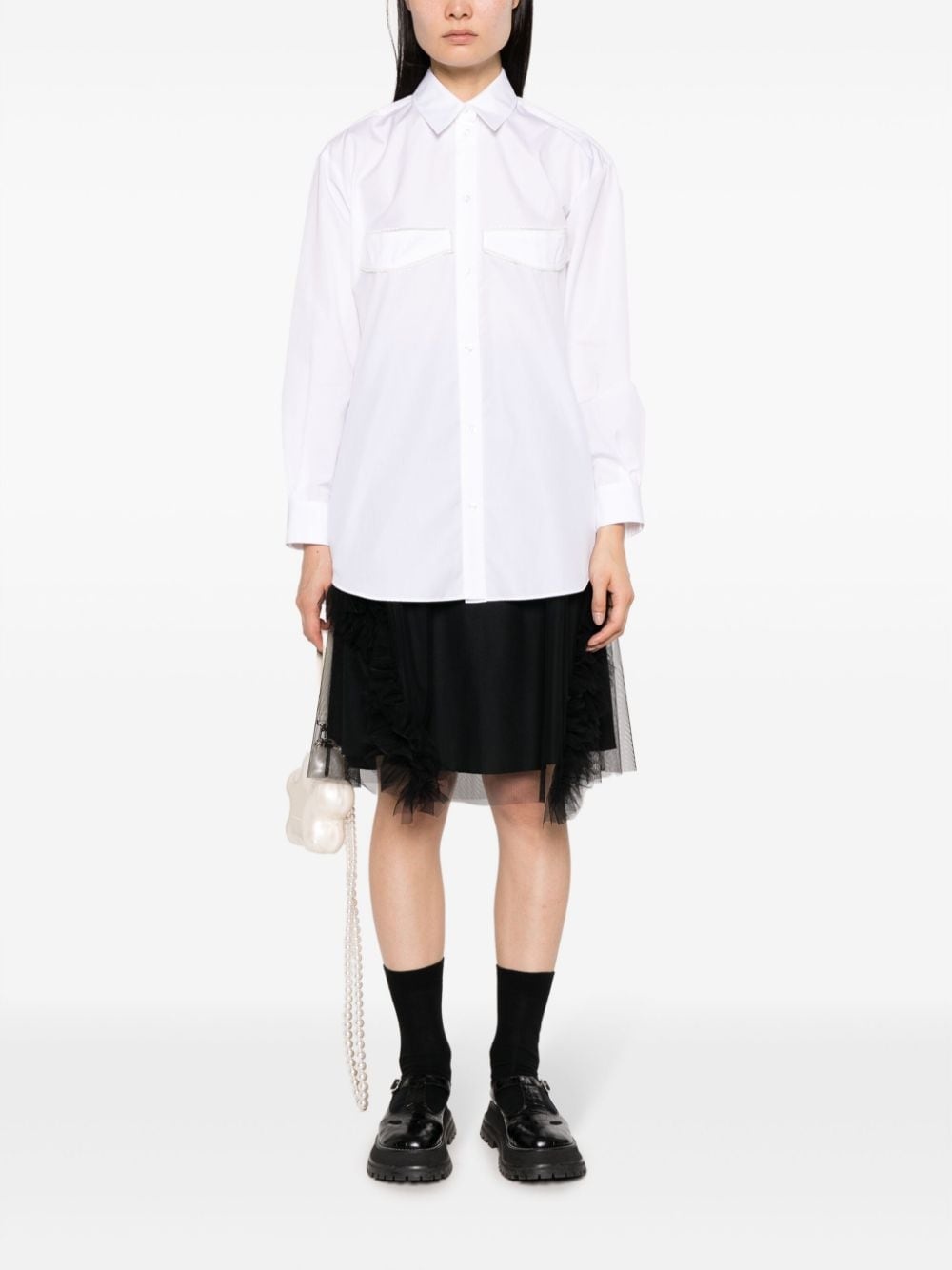 long-sleeve cotton shirt - 2