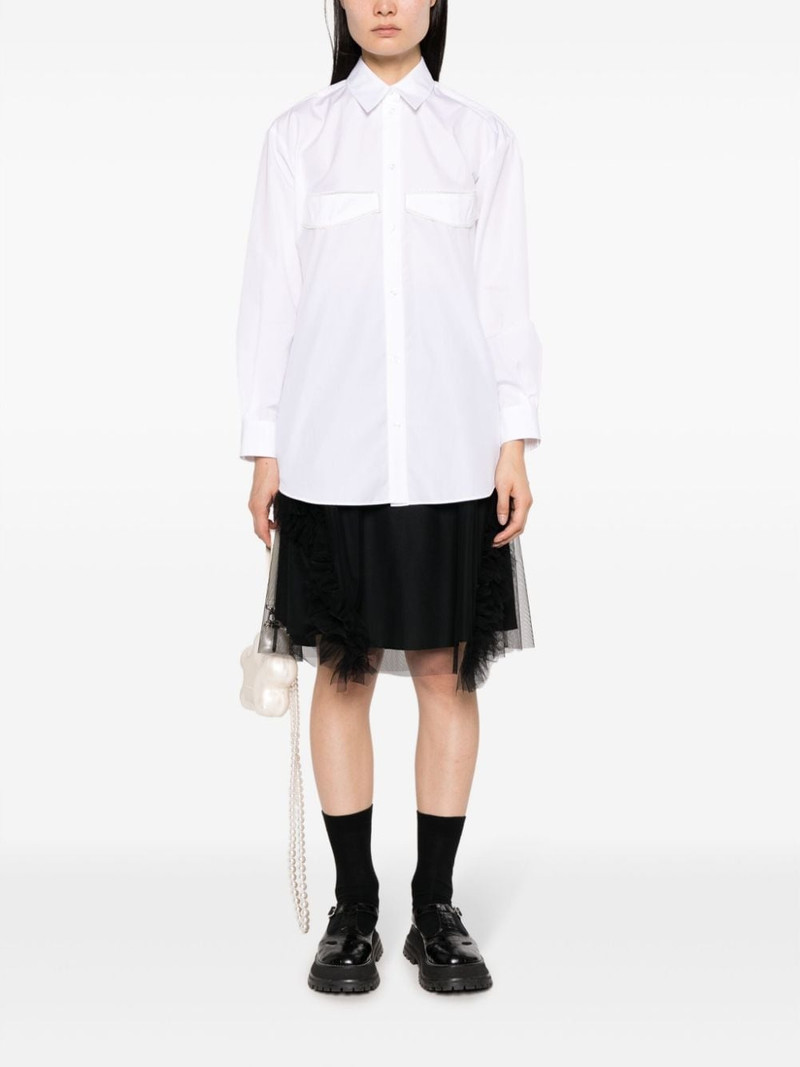 Simone Rocha long-sleeve cotton shirt outlook