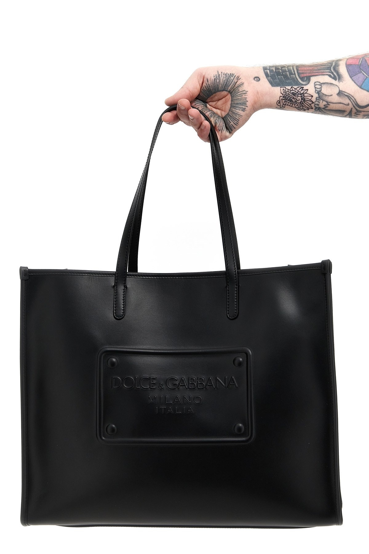 24AW new/Dolce & Gabbana マヨリカDGラージトートバッグ Bag Dolce & Gabbana Logo shopping bag | julianfashion | REVERSIBLE