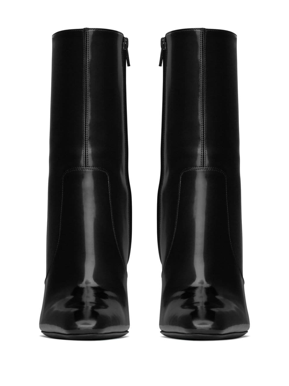 Auteuil 100mm leather boots - 4